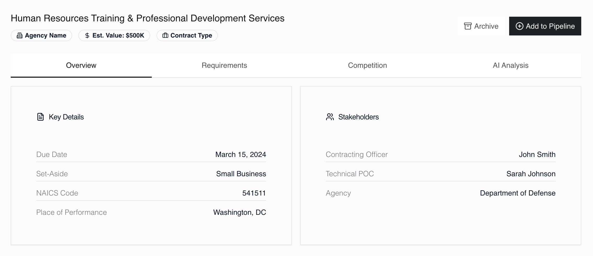 Make Confident Bid Decisions 1